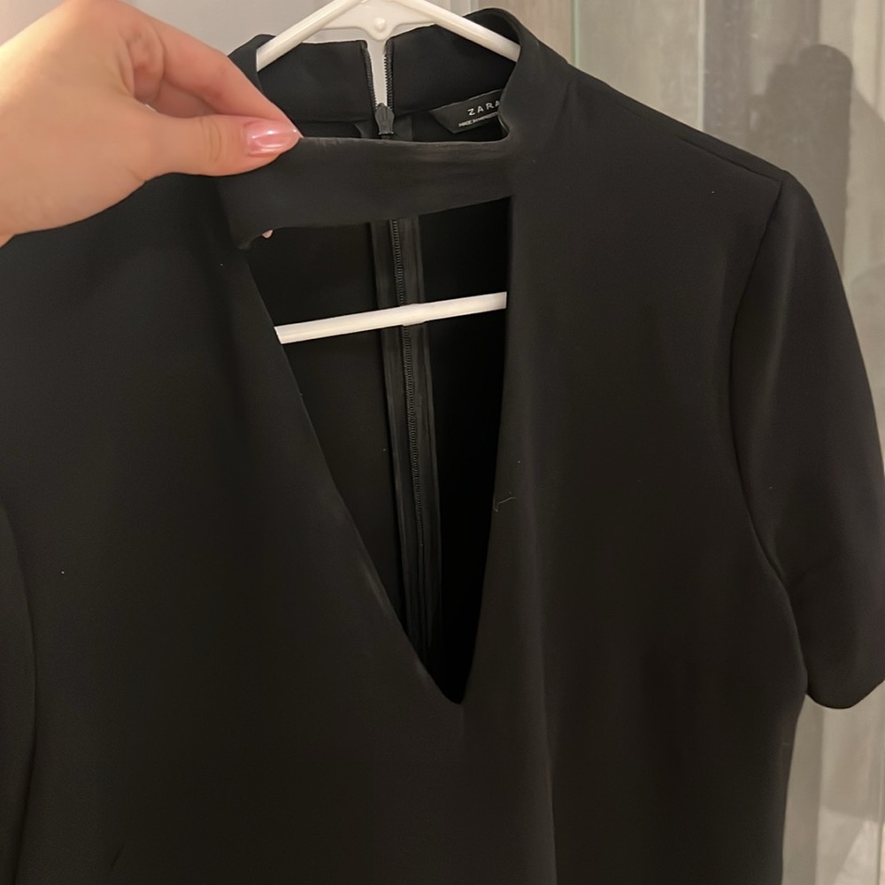 ZARA BLACK DRESS - Picture 2 of 4